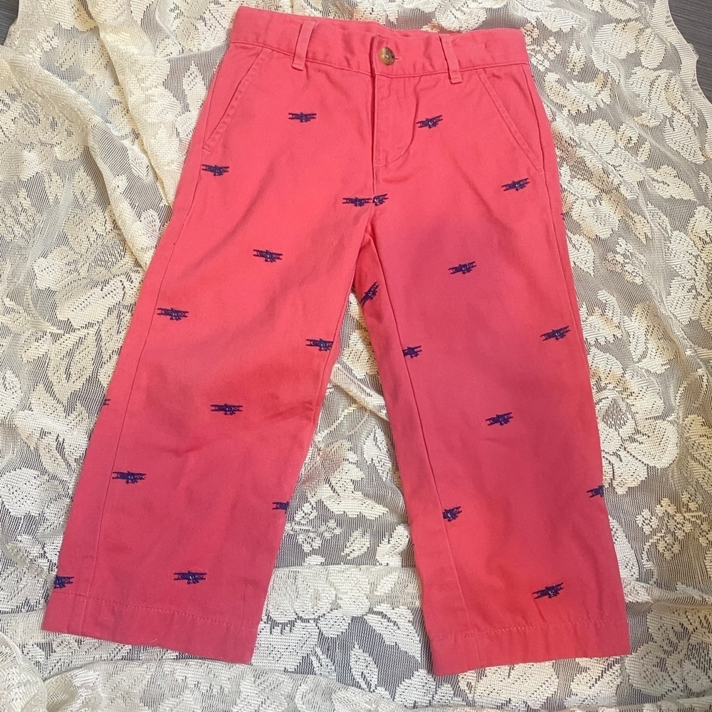 Janie and Jack airplane probably print pants